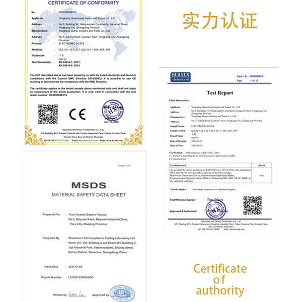 Portable Scale Digital LCD Display